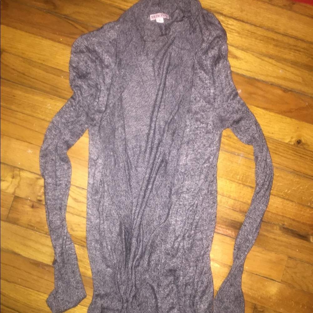 Black and grey cardigan